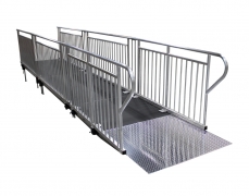 ADA Ramp Guardrail