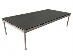 4' x 8' Non-Skid Quad Ripple Deck w/ Fixed Height Legs